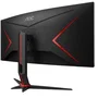 AOC CU34G2XP/BK Monitor Gaming Ultrapanorámico Curvo 34 Pulgadas WQHD 180Hz 1ms VA HDR400 Negro